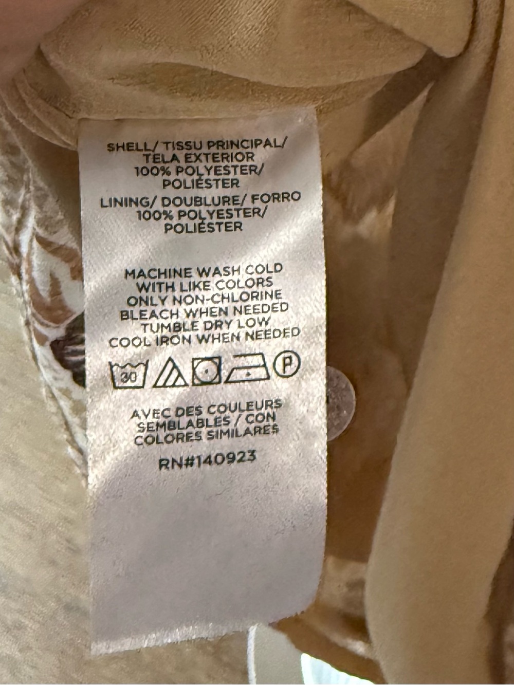 5 for $20 Deal- LOFT Cream Floral Blouse with Brown & Tan Blooms- Size XS - Picture 4 of 5